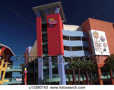 Daytona Beach, FL, Florida, Daytona Beach Shores, Atlantic Ocean, Ocean Walk Shoppes, Village View Large Photo Image Stock Image - Daytona Beach, FL, Florida, Daytona Beach Shores, Atlantic Ocean, Ocean Walk Shoppes, Village. Fotosearch