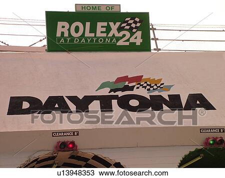 Stock Image -  Daytona Beach, FL, Florida, Daytona International Speedway, Home of Rolex 24 Hour at Daytona. Fotosearch