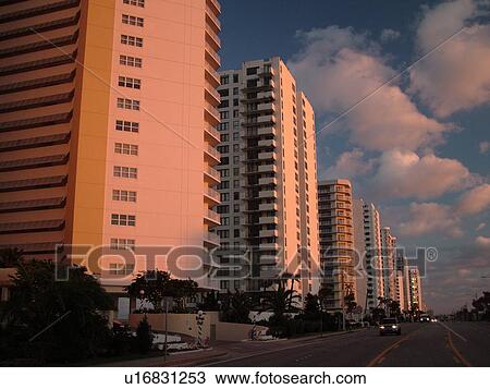 Daytona Beach, FL, Florida, Daytona Beach Shores, Resorts along Atlantic Boulevard View Large Photo Image Stock Image - Daytona Beach, FL, Florida, Daytona Beach Shores, Resorts along Atlantic Boulevard. Fotosearch