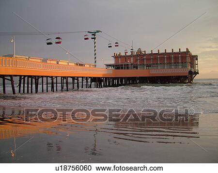 Daytona Beach, FL, Florida, Daytona Beach Shores, Atlantic Ocean, Main Street Pier & Boardwalk, Ocean Pier, gondola skyride View Large Photo Image Stock Image - Daytona Beach, FL, Florida, Daytona Beach Shores, Atlantic Ocean, Main Street Pier & Boardwalk, Ocean Pier, gondola skyride. Fotosearch