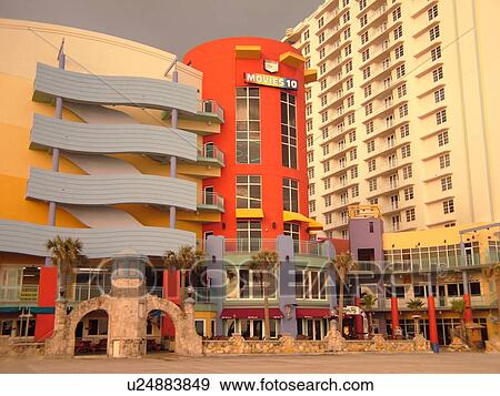Daytona Beach, FL, Florida, Daytona Beach Shores, Atlantic Ocean, Fairfield Resorts at Ocean Walk, Ocean Walk Resorts, Ocean Walk Shoppes, Village View Large Photo Image Stock Photo - Daytona Beach, FL, Florida, Daytona Beach Shores, Atlantic Ocean, Fairfield Resorts at Ocean Walk, Ocean Walk Resorts, Ocean Walk Shoppes, Village. Fotosearch