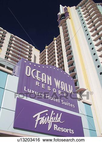 Daytona Beach, FL, Florida, Daytona Beach Shores, Atlantic Ocean, Fairfield Resorts at Ocean Walk, Ocean Walk Resorts, Luxury Hotel Suites View Large Photo Image Stock Photograph - Daytona Beach, FL, Florida, Daytona Beach Shores, Atlantic Ocean, Fairfield Resorts at Ocean Walk, Ocean Walk Resorts, Luxury Hotel Suites. Fotosearch