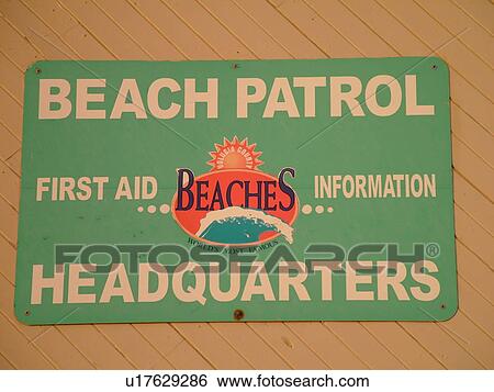 Daytona Beach, FL, Florida, Daytona Beach Shores, Atlantic Ocean, Beach Patrol Headquarters sign, close-up View Large Photo Image Stock Photograph - Daytona Beach, FL, Florida, Daytona Beach Shores, Atlantic Ocean, Beach Patrol Headquarters sign, close-up. Fotosearch