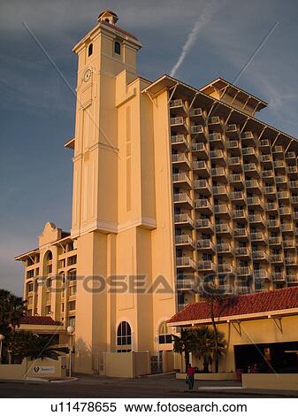 Daytona Beach, FL, Florida, Daytona Beach Shores, Plaza Resort & Spa View Large Photo Image Stock Photography - Daytona Beach, FL, Florida, Daytona Beach Shores, Plaza Resort & Spa. Fotosearch