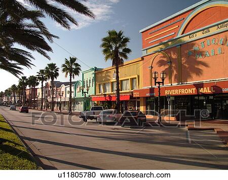 Daytona Beach, FL, Florida, Main Street View Large Photo Image Stock Image - Daytona Beach, FL, Florida, Main Street. Fotosearch