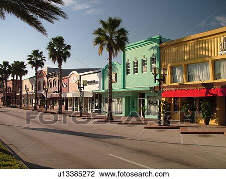 Daytona Beach, FL, Florida, Main Street View Large Photo Image Stock Image - Daytona Beach, FL, Florida, Main Street. Fotosearch