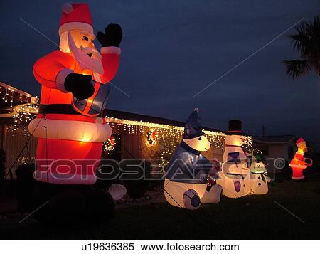 daytona beach fl florida residence home christmas decorations large inflatable santa claus snowmen polar bear and simpsons characters night - Polar Bear Inflatable Christmas Decorations daytona beach fl florida residence home christmas decorations large inflatable santa claus snowmen polar bear and simpsons characters night - Polar Bear Inflatable Christmas Decorations