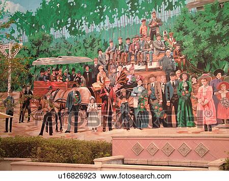 Deland, FL, Florida, wall mural View Large Photo Image Stock Image - Deland, FL, Florida, wall mural. Fotosearch