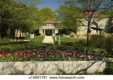Stock Image -  Doylestown, PA, Pennsylvania, Bucks County, James A. Michener Art Museum. Fotosearch