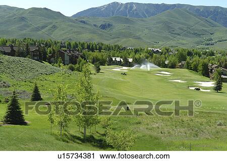 Elkhorn, ID, Idaho, Elkhorn Golf Course maintenance View Large Photo Image Stock Image - Elkhorn, ID, Idaho, Elkhorn Golf Course maintenance. Fotosearch