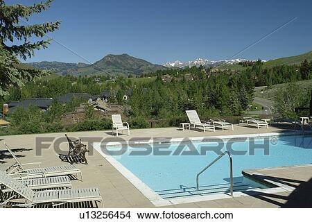 Elkhorn, ID, Idaho, swimming pool View Large Photo Image Picture - Elkhorn, ID, Idaho, swimming pool. Fotosearch