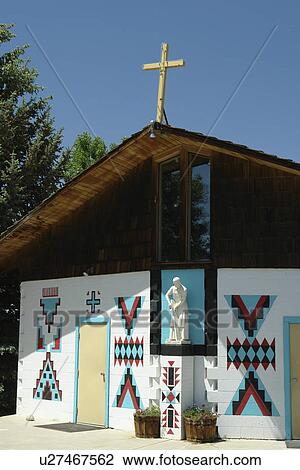 Ethete, WY, Wyoming, Wind River Indian Reservation, St. Joseph Church View Large Photo Image Stock Image -  Ethete, WY, Wyoming, Wind River Indian Reservation, St. Joseph Church. Fotosearch