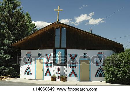 Ethete, WY, Wyoming, Wind River Indian Reservation, St. Joseph Church View Large Photo Image Stock Photo -  Ethete, WY, Wyoming, Wind River Indian Reservation, St. Joseph Church. Fotosearch