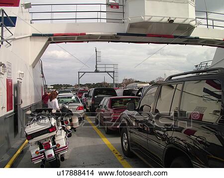 Fort George Island, FL, Florida, Atlantic Ocean, Fort George-Mayport Ferry, St. Johns River View Large Photo Image Picture - Fort George Island, FL, Florida, Atlantic Ocean, Fort George-Mayport Ferry, St. Johns River. Fotosearch