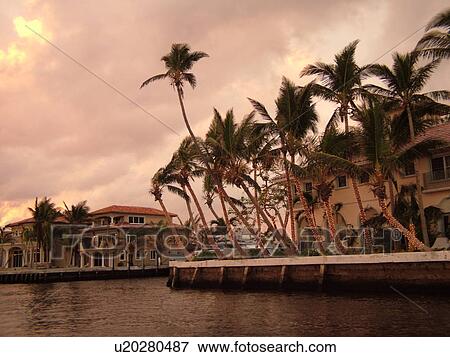 Stock Photo -  Fort Lauderdale, FL, Florida, Intracoastal Waterway. Fotosearch