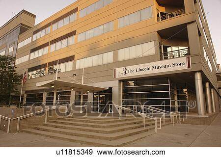 Stock Photo -  Fort Wayne, IN, Indiana, Lincoln Museum Store at The Lincoln Museum. Fotosearch