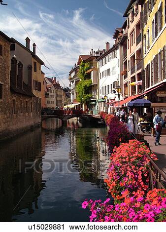France, Annecy, Haute-Savoie, Rhone-Alpes, Europe, village, Thiou Canal View Large Photo Image Stock Image - France, Annecy, Haute-Savoie, Rhone-Alpes, Europe, village, Thiou Canal. Fotosearch
