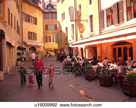 France, Annecy, Haute-Savoie, Rhone-Alpes, Europe, village, restaurants, outdoor cafT, old quarter View Large Photo Image Stock Image - France, Annecy, Haute-Savoie, Rhone-Alpes, Europe, village, restaurants, outdoor cafT, old quarter. Fotosearch
