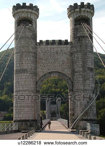 France, Annecy, Haute-Savoie, Rhone-Alpes, Europe, Pont de la Caille or Charles-Albert built in 1839 now a pedestrian bridge, suspension bridge View Large Photo Image Stock Photo - France, Annecy, Haute-Savoie, Rhone-Alpes, Europe, Pont de la Caille or Charles-Albert built in 1839 now a pedestrian bridge, suspension bridge. Fotosearch