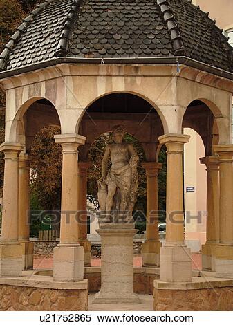 France, Beaujeu, Rhone-Alpes, Europe, Heart of Beaujolais, gazebo, statue of Bacchus, god of wine View Large Photo Image Stock Photography - France, Beaujeu, Rhone-Alpes, Europe, Heart of Beaujolais, gazebo, statue of Bacchus, god of wine. Fotosearch