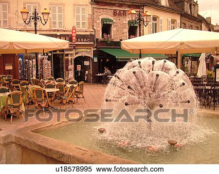 France, Beaune, Burgundy, Cote de Beaune, Cote d'Or, Europe, Burgundy Wine Region, downtown, fountain, outdoor cafT View Large Photo Image Stock Photography - France, Beaune, Burgundy, Cote de Beaune, Cote d'Or, Europe, Burgundy Wine Region, downtown, fountain, outdoor cafT. Fotosearch