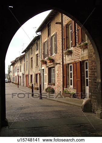 France, Chatillon, Ain, Rhone-Alpes, Europe, village, archway View Large Photo Image Stock Image - France, Chatillon, Ain, Rhone-Alpes, Europe, village, archway. Fotosearch