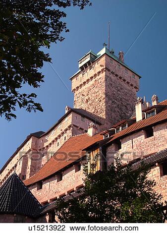 France, Europe, Alsace, Bas-Rhin, L'Alsace Wine Region, Chateau du Haut-Koenigsbourg View Large Photo Image Stock Image - France, Europe, Alsace, Bas-Rhin, L'Alsace Wine Region, Chateau du Haut-Koenigsbourg. Fotosearch