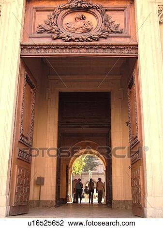 Stock Image -  France, Lyon, Rhone-Alpes, Europe, downtown, Palais des Arts. Fotosearch