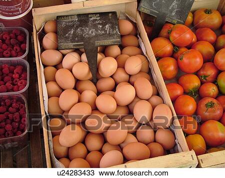 France, Lyon, Rhone-Alpes, Europe, downtown, City Market, eggs, tomatoes View Large Photo Image Stock Image - France, Lyon, Rhone-Alpes, Europe, downtown, City Market, eggs, tomatoes. Fotosearch