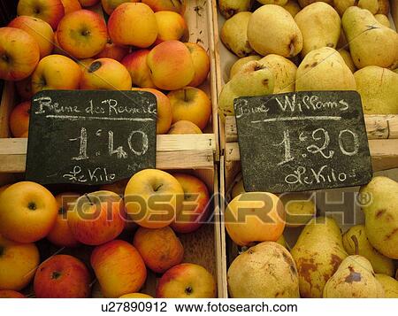 France, Lyon, Rhone-Alpes, Europe, downtown, City Market, apples, pears View Large Photo Image Stock Image - France, Lyon, Rhone-Alpes, Europe, downtown, City Market, apples, pears. Fotosearch