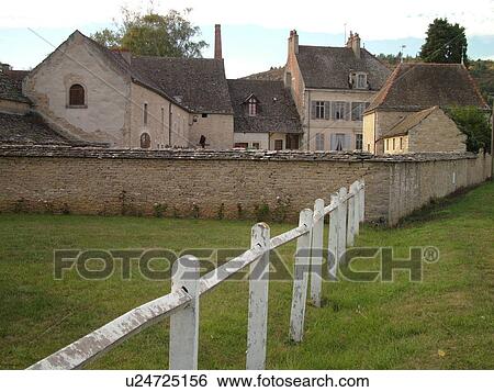 Stock Photograph -  France, Meursault, Burgundy, Cote de Beaune, Cote d'Or, Europe, Burgundy Wine Region, winery. Fotosearch
