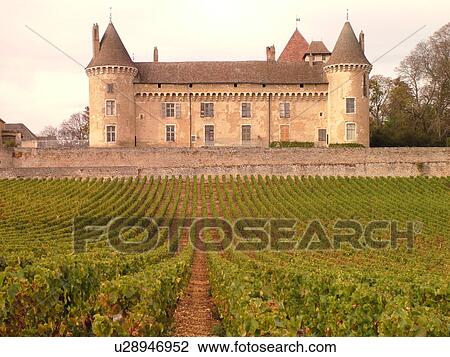 France, Rully, Burgundy, Saone et Loire, Europe, Burgundy Wine Region, Chateau, vineyards View Large Photo Image Stock Image - France, Rully, Burgundy, Saone et Loire, Europe, Burgundy Wine Region, Chateau, vineyards. Fotosearch