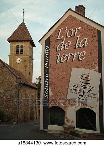 France, Solutre, Soane et Loire, Europe, Beaujolais Region, Pouilly Fuisse Region, village, Pouilly Fuisse wall mural View Large Photo Image Stock Image - France, Solutre, Soane et Loire, Europe, Beaujolais Region, Pouilly Fuisse Region, village, Pouilly Fuisse wall mural. Fotosearch