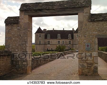 France, Vougeot, Burgundy, Cote de Nuits, Cote d'Or, Europe, Burgundy Wine Region, Chateau du Clos de Vougeot, winery View Large Photo Image Stock Image - France, Vougeot, Burgundy, Cote de Nuits, Cote d'Or, Europe, Burgundy Wine Region, Chateau du Clos de Vougeot, winery. Fotosearch