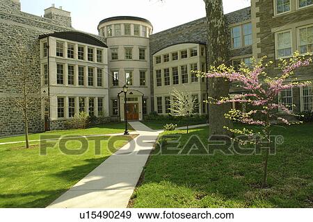 Stock Photo -  Haverford, PA, Pennsylvania, Haverford College, Marian E. Koshland Integrated Natural Sciences Center, campus. Fotosearch