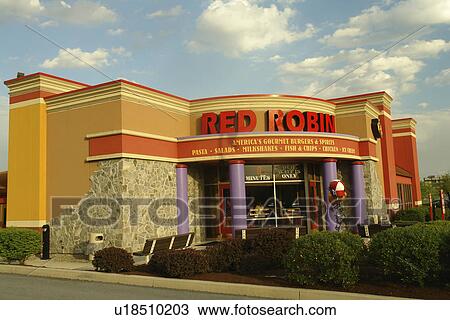 Stock Image -  Hershey, PA, Pennsylvania, Red Robin restaurant. Fotosearch