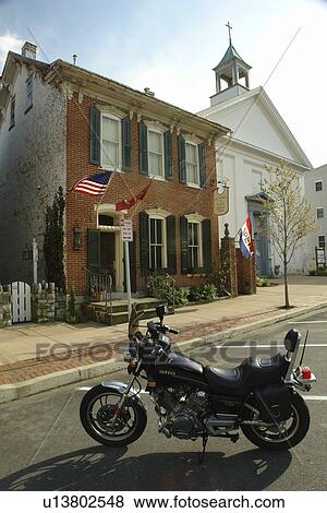 Historic Annville, PA, Pennsylvania, Lebanon County, Yamaha motorcycle View Large Photo Image Stock Photo - Historic Annville, PA, Pennsylvania, Lebanon County, Yamaha motorcycle. Fotosearch