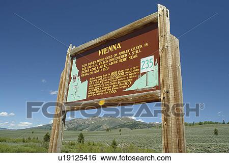 ID, Idaho, Sawtooth National Recreation Area, Sawtooth National Forest, Sawtooth Valley and Smiley Creek, Vienna wooden road sign, historical marker View Large Photo Image Stock Photograph - ID, Idaho, Sawtooth National Recreation Area, Sawtooth National Forest, Sawtooth Valley and Smiley Creek, Vienna wooden road sign, historical marker. Fotosearch