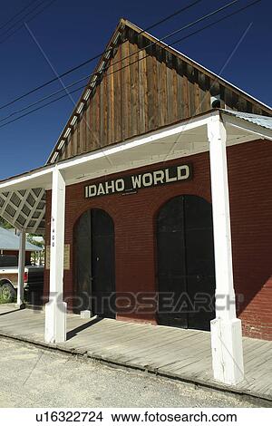 Picture -  Idaho City, ID, Idaho, Ponderosa Pine Scenic Byway, Gold Mining Town. Fotosearch