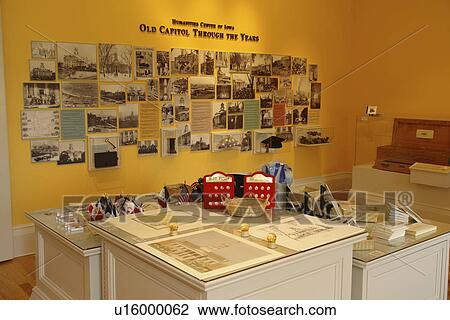 Stock Image -  Iowa City, IA, Old Capitol Building, National Historic Landmark, University of Iowa. Fotosearch