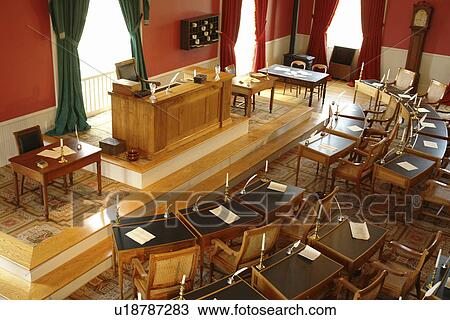 Stock Image -  Iowa City, IA, Old Capitol Building, National Historic Landmark, University of Iowa. Fotosearch