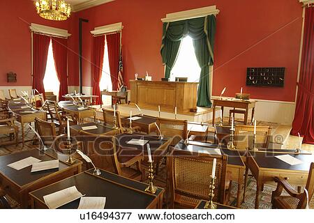 Stock Photo -  Iowa City, IA, Old Capitol Building, National Historic Landmark, University of Iowa. Fotosearch