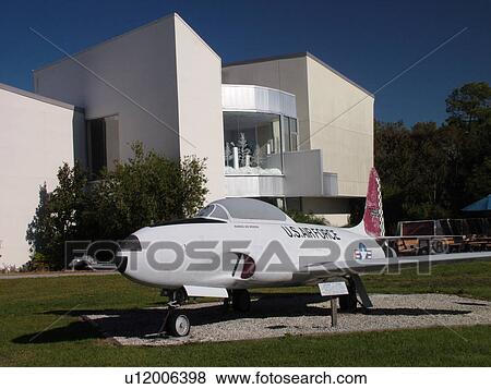 Stock Photo -  Lakeland, FL, Florida, Polk County, Air Museum at Sun 'N Fun, U. S. Air Force jet display. Fotosearch