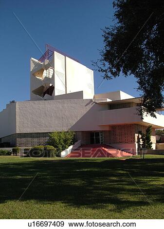 Lakeland, FL, Florida, Polk County, Florida Southern College, The 1938 Annie Pfeiffer Chapel, world's largest group of buildings designed by Frank Lloyd Wright View Large Photo Image Stock Photo - Lakeland, FL, Florida, Polk County, Florida Southern College, The 1938 Annie Pfeiffer Chapel, world's largest group of buildings designed by Frank Lloyd Wright. Fotosearch