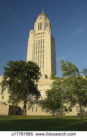 Stock Photography -  Lincoln, NE, Nebraska, State Capitol Building. Fotosearch