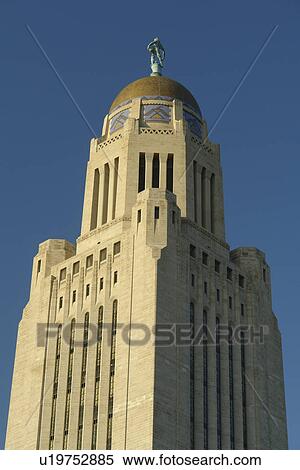 Stock Photography -  Lincoln, NE, Nebraska, State Capitol Building. Fotosearch