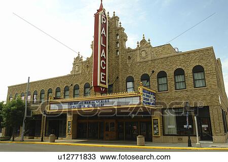 Stock Image -  Marion, OH, Ohio, downtown, The Palace Theatre. Fotosearch