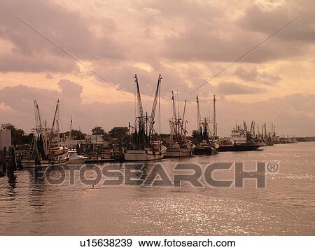 Mayport, FL, Florida, Atlantic Ocean, St. Johns River, fishing boats View Large Photo Image Stock Photo - Mayport, FL, Florida, Atlantic Ocean, St. Johns River, fishing boats. Fotosearch