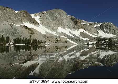 Medicine Bow National Forest, WY, Wyoming, Snowy Range Scenic Byway, Alpine Lake, Lake Marie View Large Photo Image Picture - Medicine Bow National Forest, WY, Wyoming, Snowy Range Scenic Byway, Alpine Lake, Lake Marie. Fotosearch