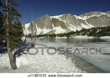 Medicine Bow National Forest, WY, Wyoming, Snowy Range Scenic Byway, Alpine Lake, Mirror Lake View Large Photo Image Stock Image - Medicine Bow National Forest, WY, Wyoming, Snowy Range Scenic Byway, Alpine Lake, Mirror Lake. Fotosearch